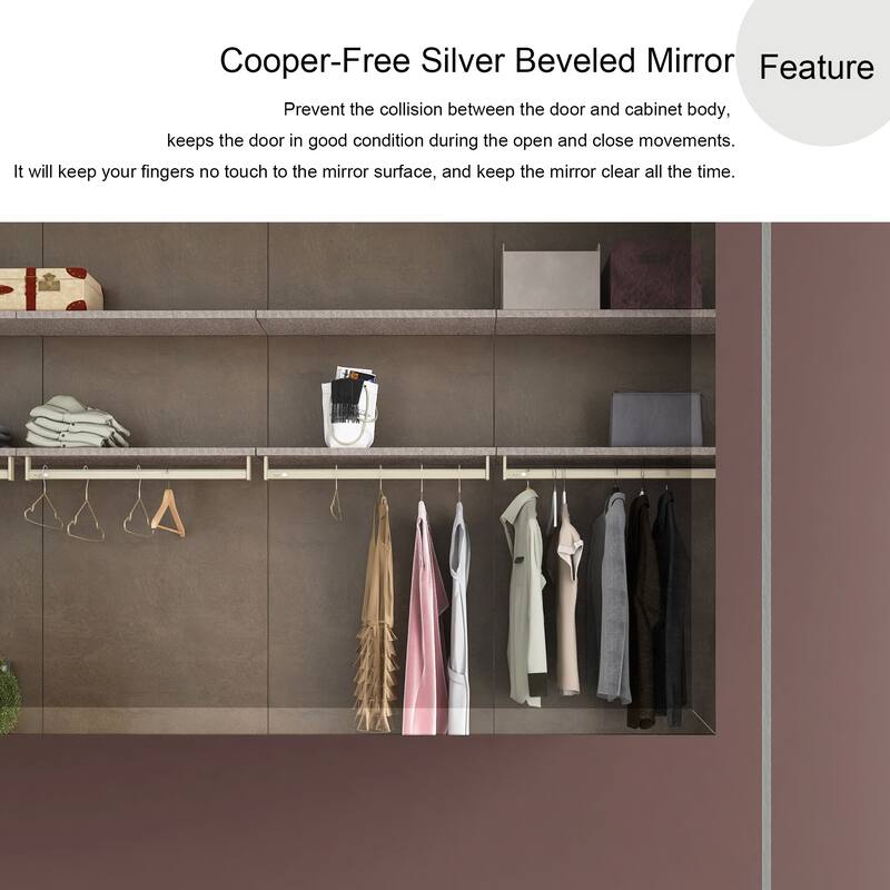Rectangular Aluminum Recessed Mount/Surface Mount Medicine Cabinet with Mirror and Adjustable shelves