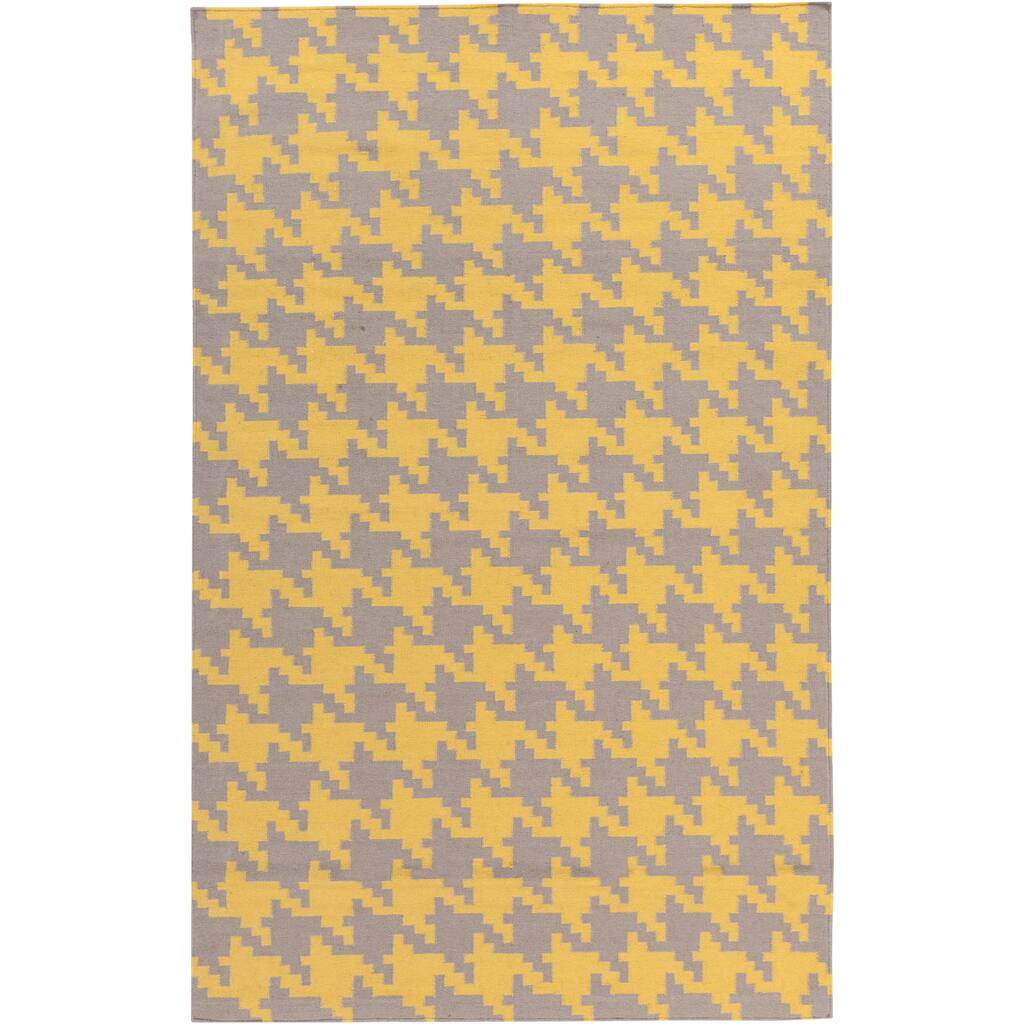 Meaux Flatweave Houndstooth Area Rug