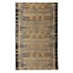 Liora Manne Marina Tribal Stripe Indoor/Outdoor Rug - 2'7" x 4'3" - Black
