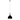 Eglo Gilwell 1-Light Matte Black and Chrome Pendant