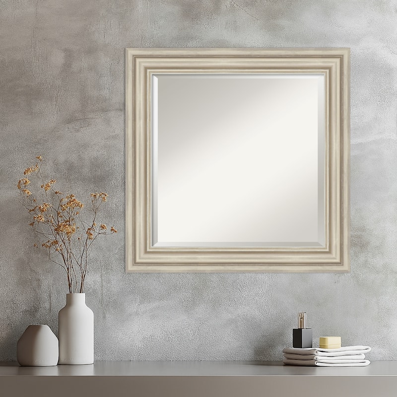Sierra Beveled Wood Framed Wall Mirror