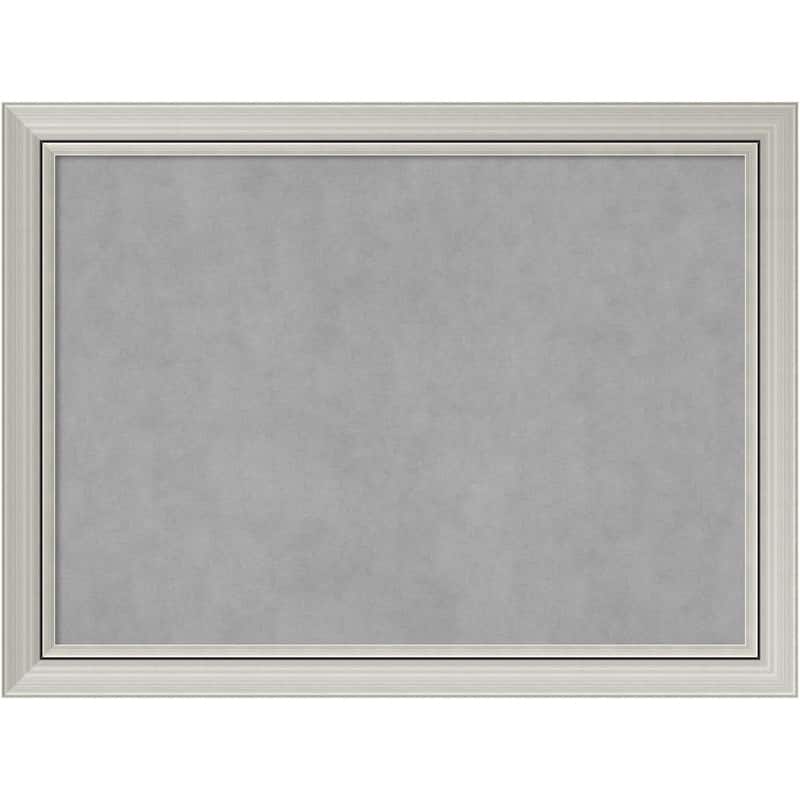 Framed Magnetic Board, Romano Silver