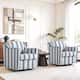 Option LINEN STRIPE NAVY