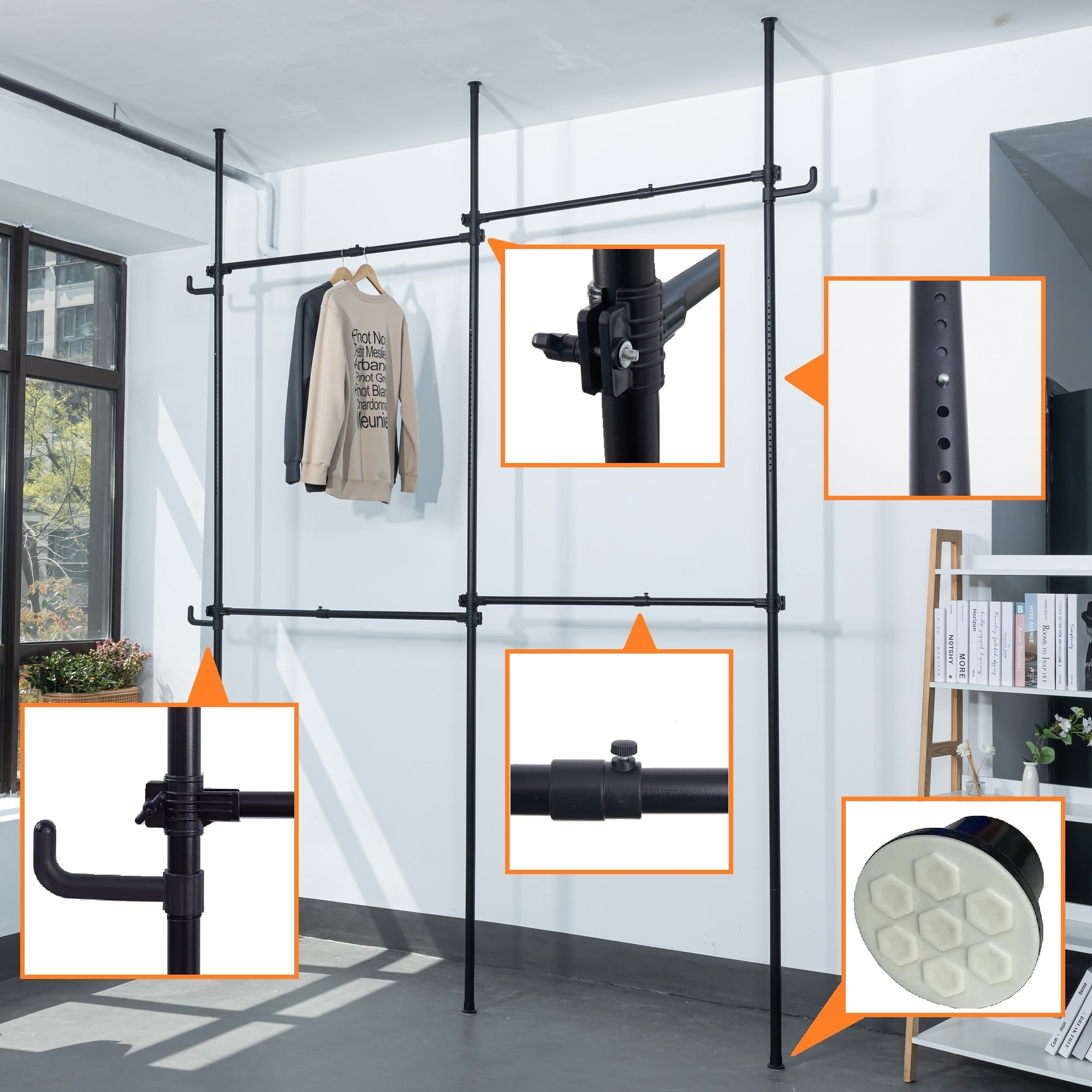 2 tier hanging wardrobe on sale
