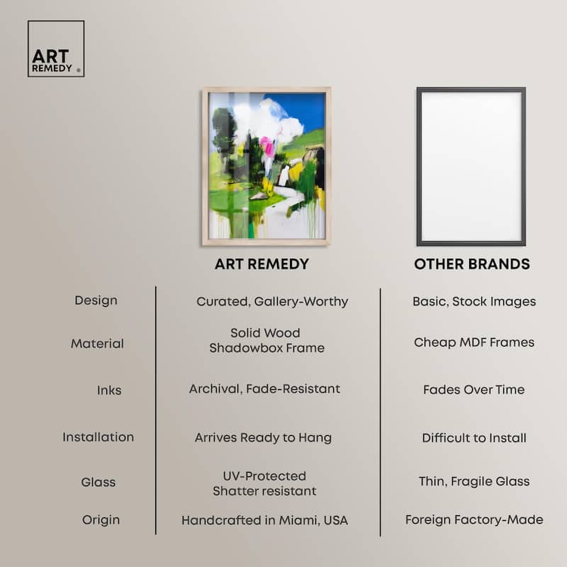 Swiss Fields Shadowbox by Art Remedy