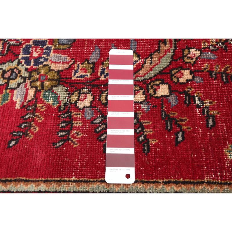 ECARPETGALLERY Hand-knotted Antalya Vintage Red Wool Rug - 6'5 x 9'9