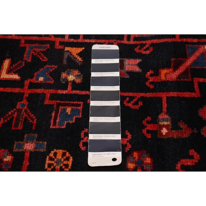 ECARPETGALLERY Hand-knotted Anadol Navy Wool Rug - 4'7 x 10'1