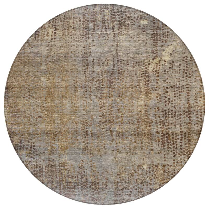 HomeRoots Abstract Transitional Rectangle Outdoor Rug