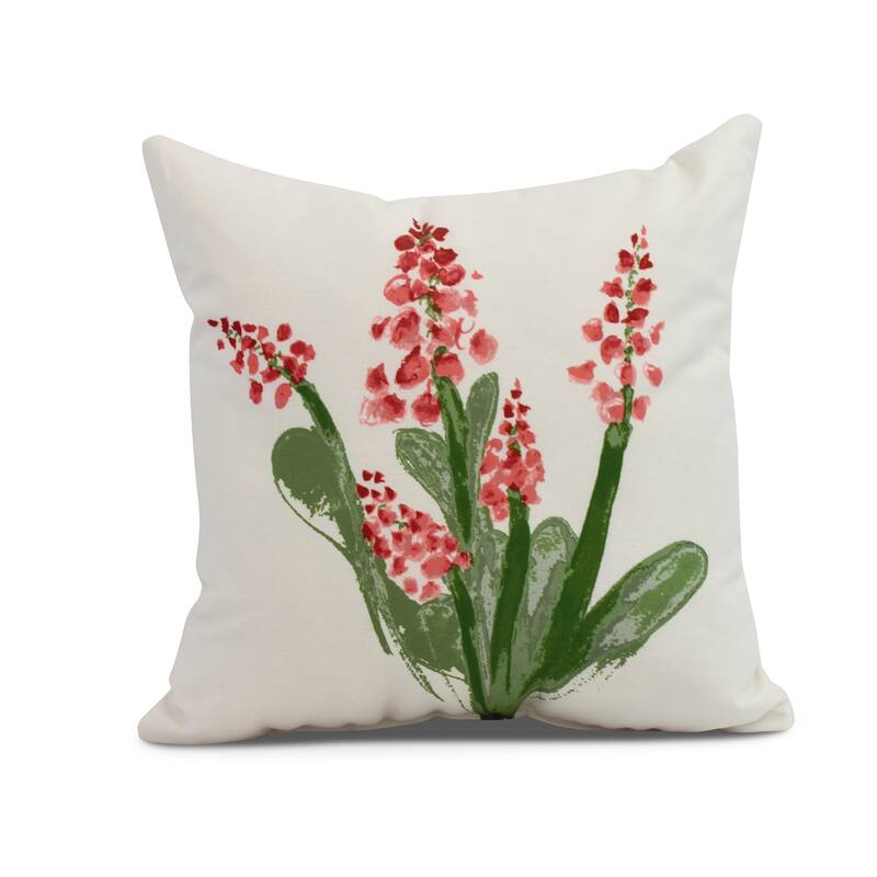 20 x 20 inch Bluebell Outdoor Pillow - Red