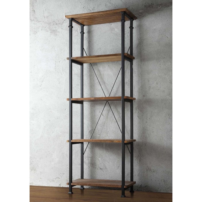 Myra Industrial Rustic 3-piece Desk Bookcase Set by iNSPIRE Q Classic