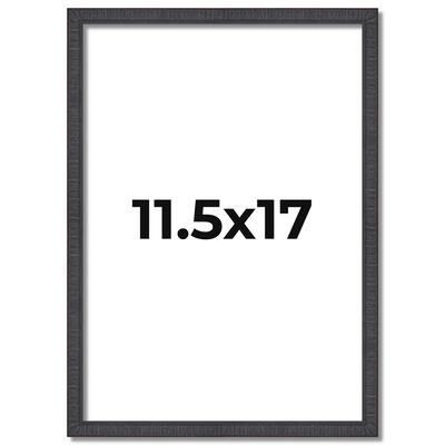 11.5x17 Frame Brown Picture Frame - Complete Modern Photo Frame