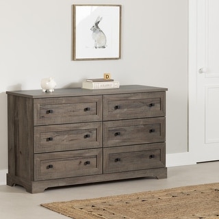 south shore grey oak dresser Dresser - Holland | 6-Drawer | Free Shipping main image 1