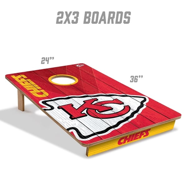 Kansas City Chiefs NFL Tailgate Cornhole Board Set