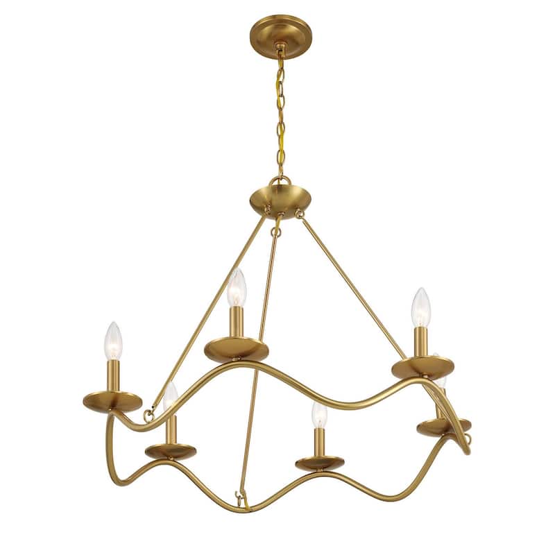 6-Light Chandelier By Trade Winds