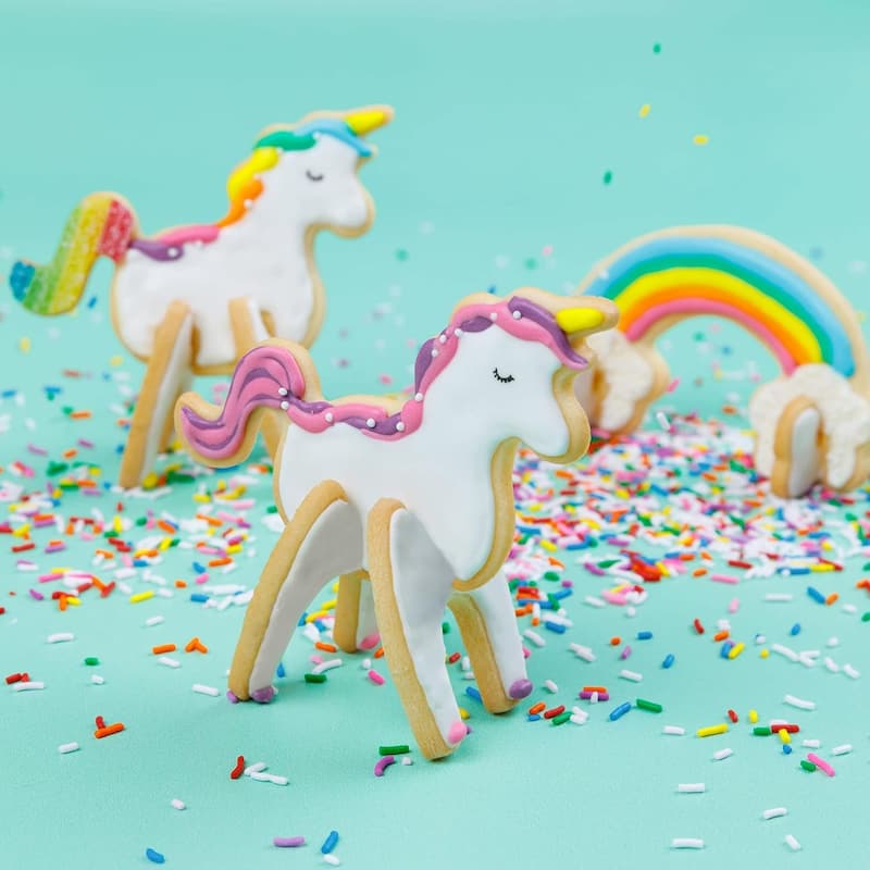 Chefclub Unicorn & Rainbow 3D Cookie Cutters