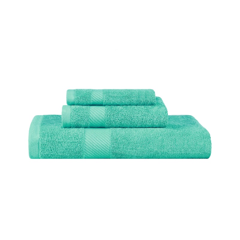 Luxury Egyptian Cotton Solid 3 Piece Bath Towel Set by Superior