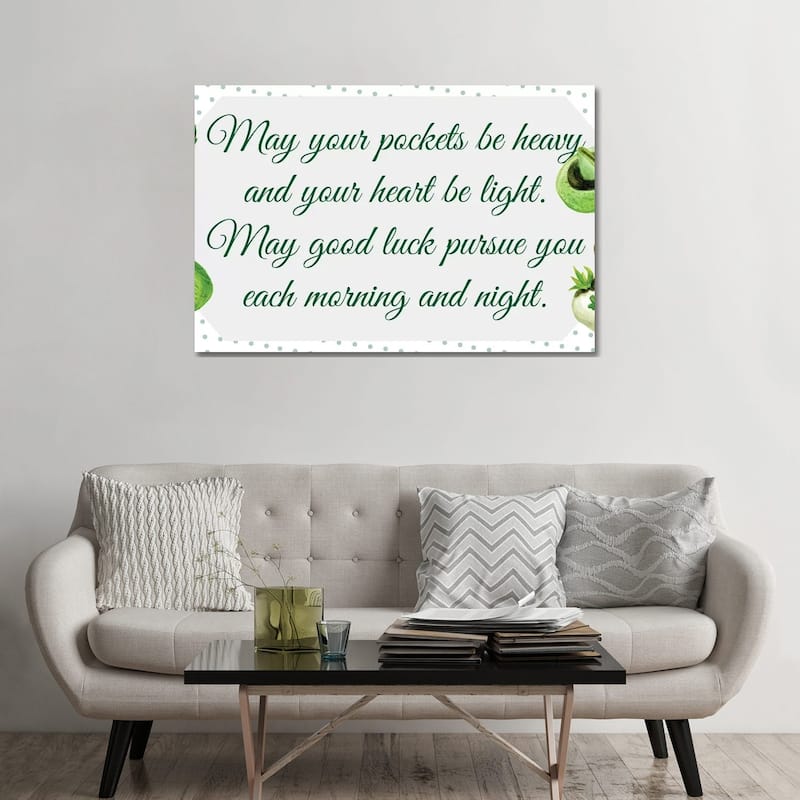 iCanvas "St. Patrick's Day Collection C" by Melissa Wang Canvas Print - 32x48x1.5