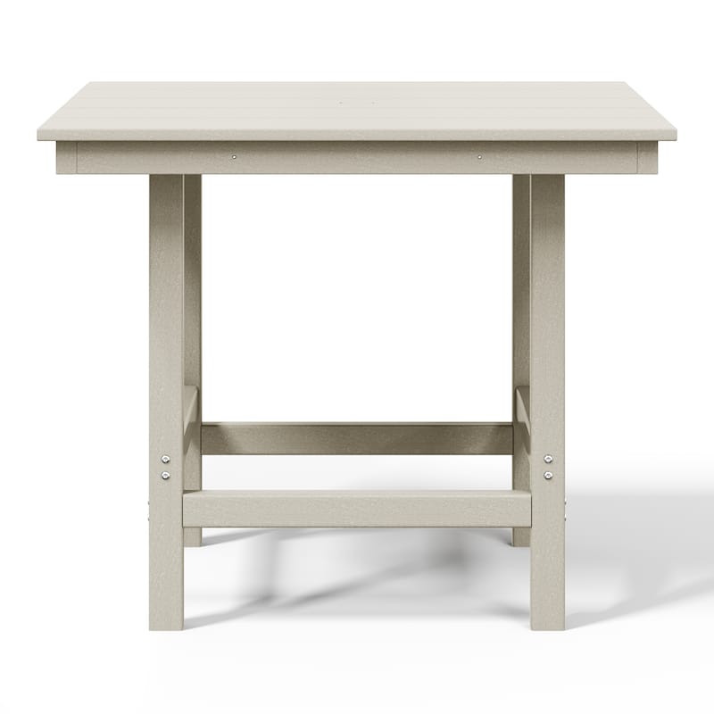 Polytrends Shoreside 36 Inch Square Patio Dining Table