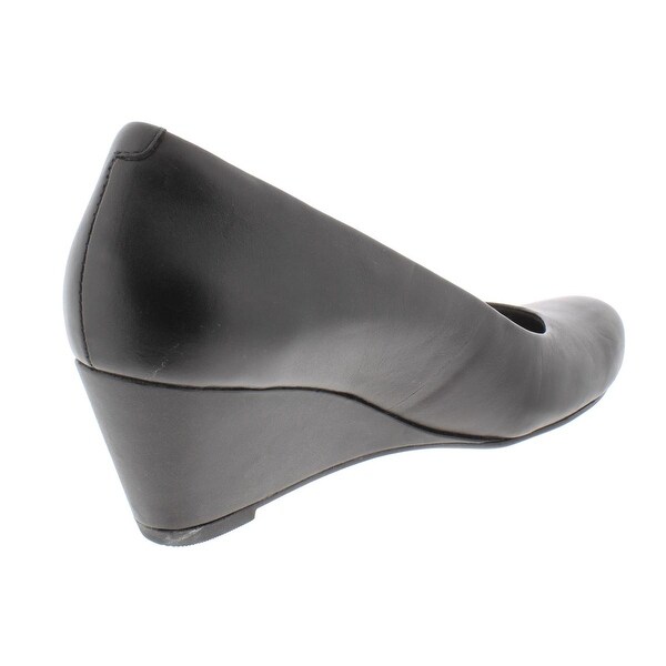 clarks women's flores tulip wedge pump