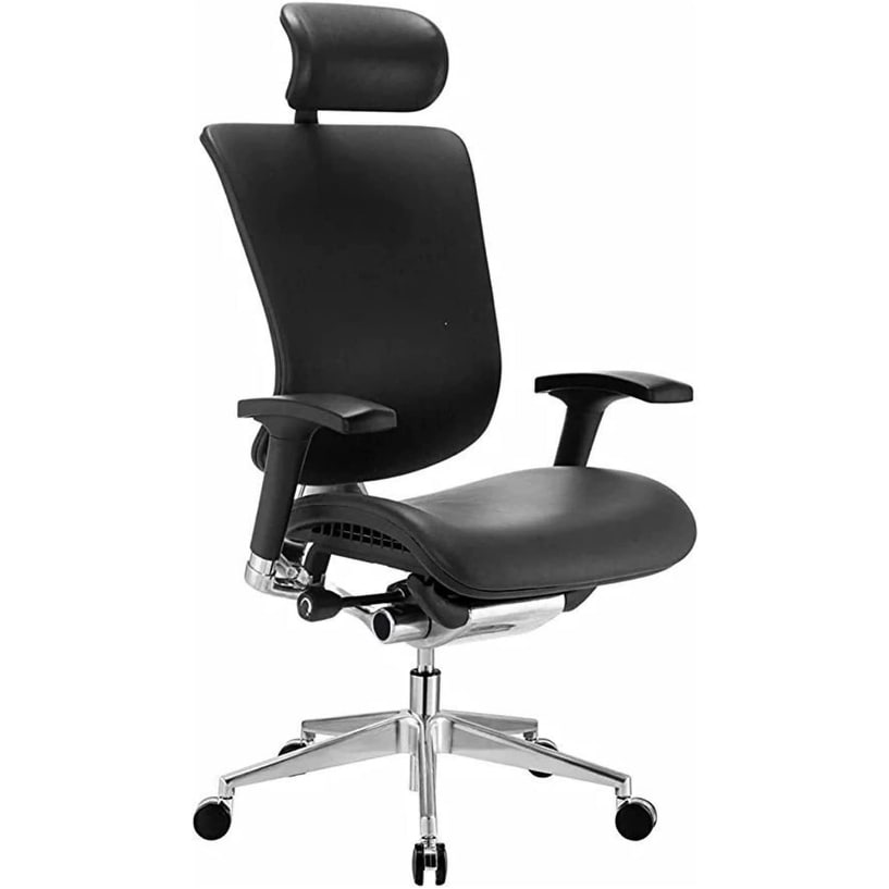 GM Seating Ribbed Mid Back Desk Chair - Lumbar Support, Modern