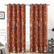preview thumbnail 12 of 22, DriftAway Sylvia Floral Botanical Herbs Watercolor Printed Pattern Lined Blackout Thermal Insulated Window Curtain