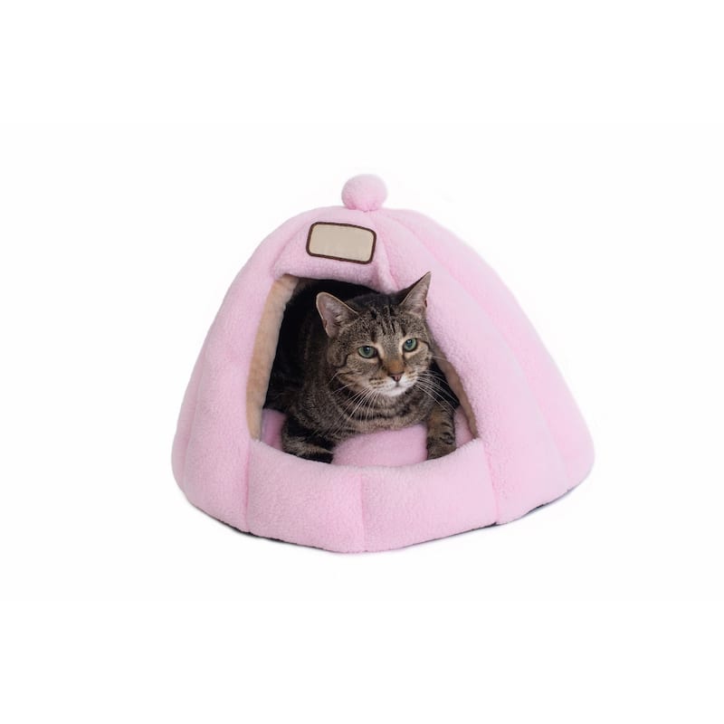 Cat Bed Soft PInk - 18"(L) x 18"(W) x 16"(H)