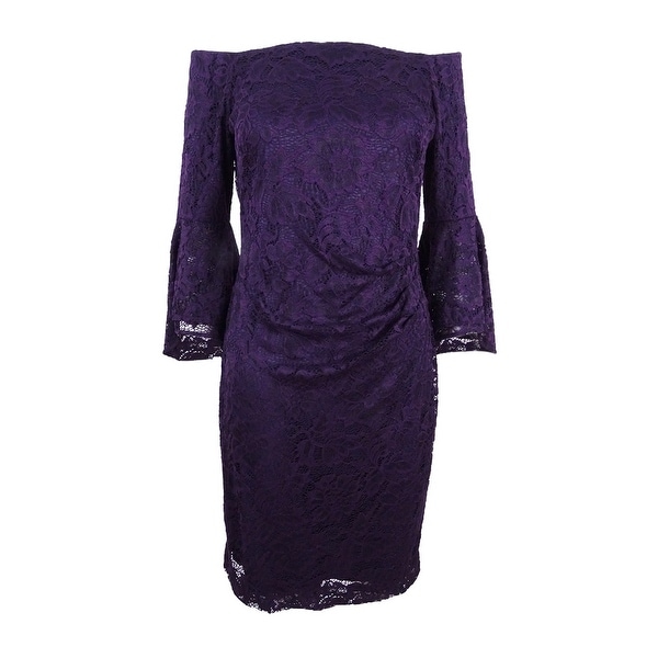 ralph lauren purple dress