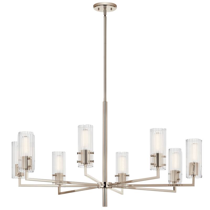Kichler Lighting Velestino Chandelier - Polished Nickel - 40.25 in
