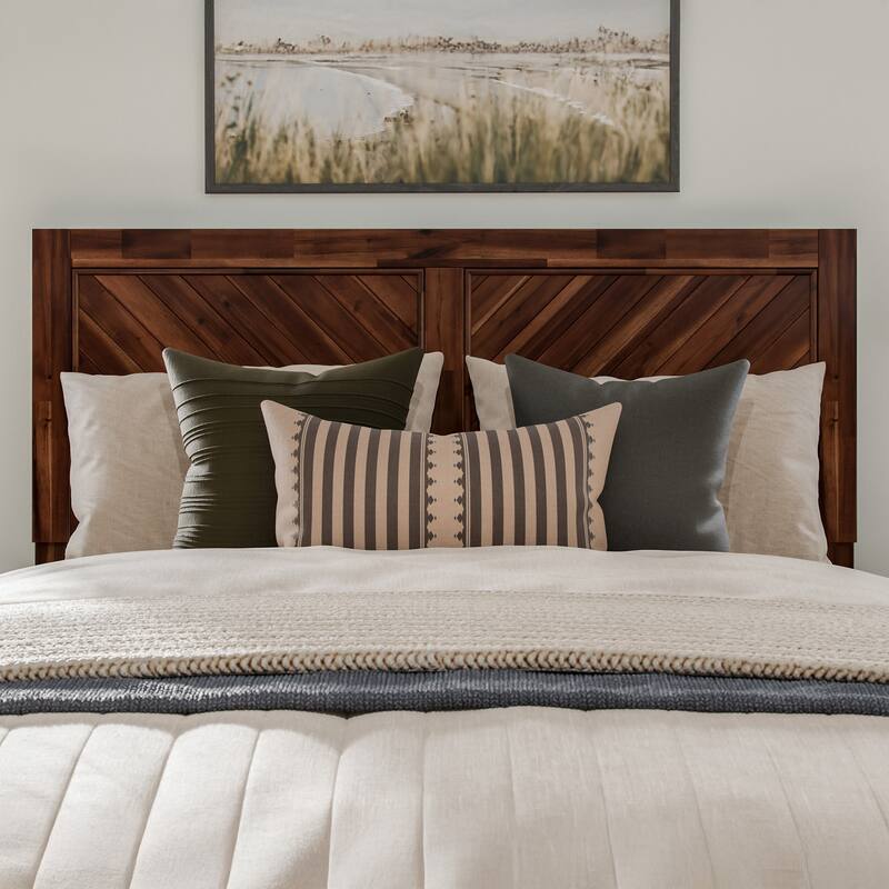 AFI Canyon Wood Headboard with Attachable Charger