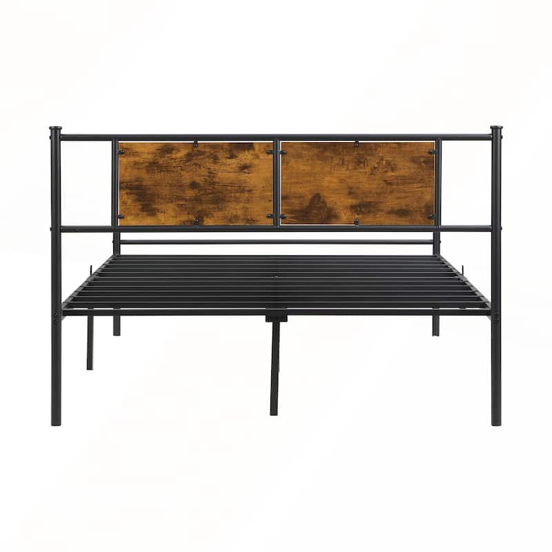 Metal Bedframe with Headboard