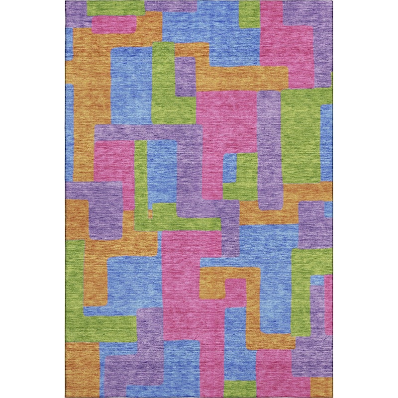 Premium Washable Super Soft Modern Geo Mayfield Rug