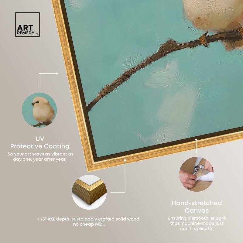 Azure Avian Canvas by Art Remedy
