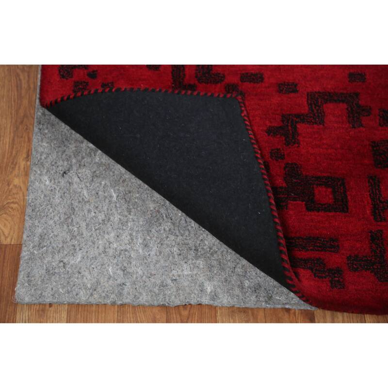 Modern Indian Area Rug Contemporary Handmade Wool Carpet - 5'3" x 7'7"