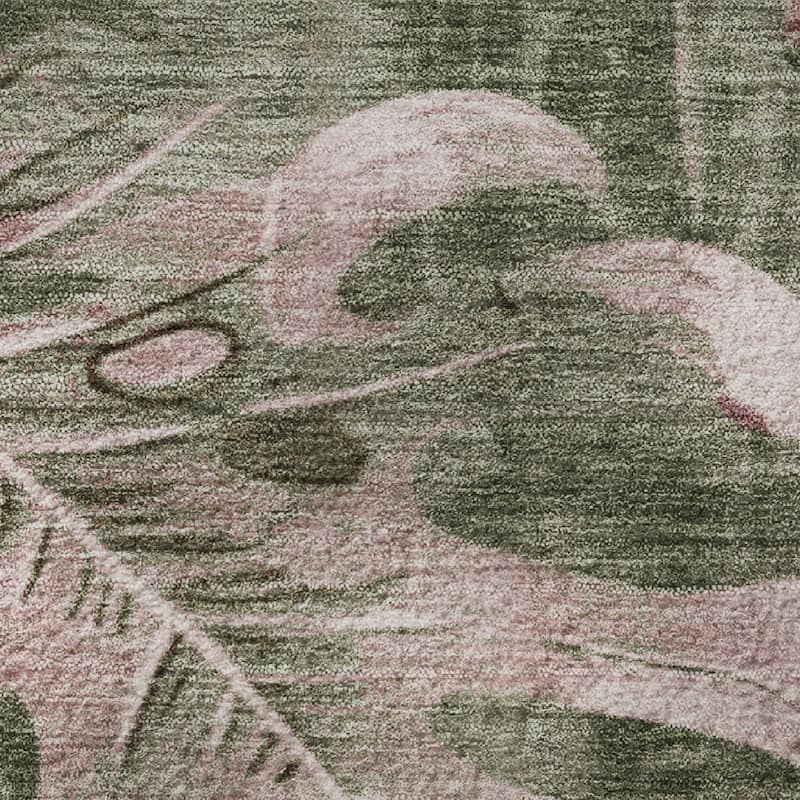 Premium Washable Super Soft Tropical Floral Mayfield Rug