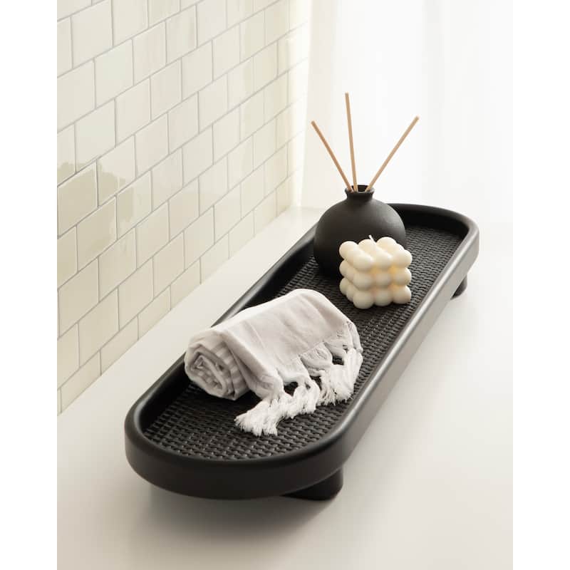 Kate and Laurel Planche Woven Tray