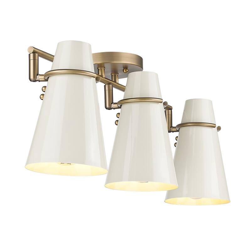 Reeva 3 Light Semi-Flush