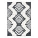 preview thumbnail 54 of 136, SAFAVIEH Moroccan Tassel Shag Iulieana Boho Tribal 2-inch Thick Rug 4' x 6' - Dark Grey/Ivory - Rectangle