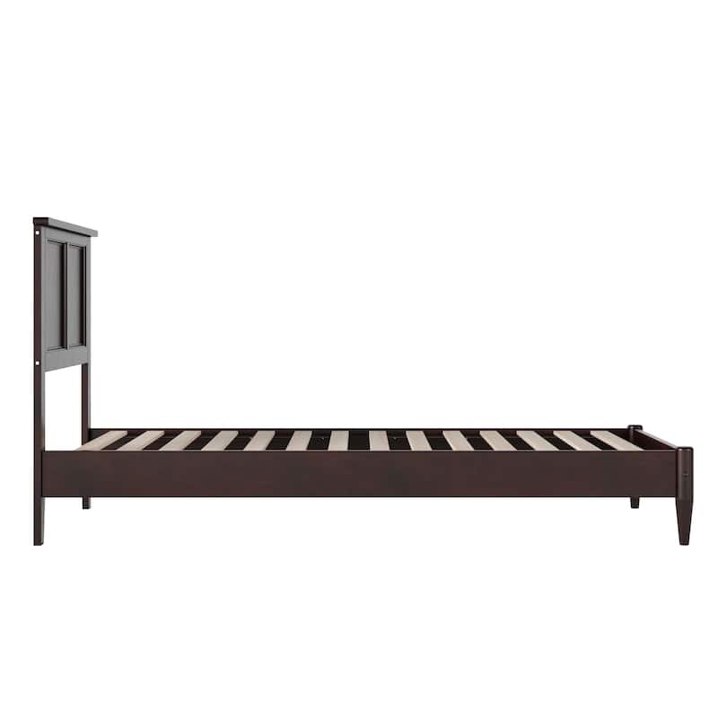 Charlotte Solid Wood Low Profile Platform Bed