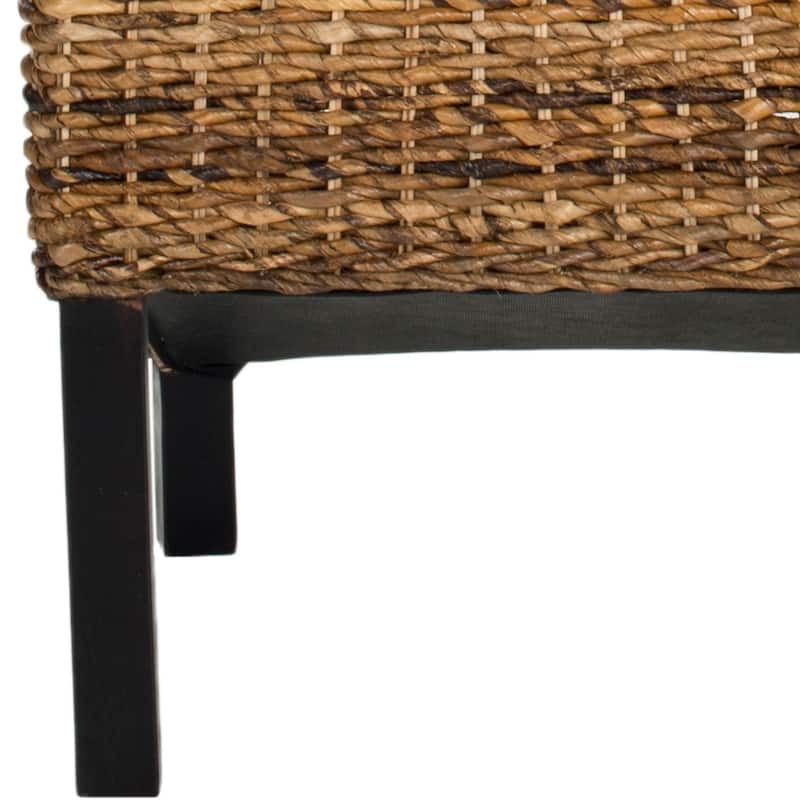 SAFAVIEH Candy Natural Wicker Dining Chair (Set of 2) - 19" W x 22" D x 41" H - 19Wx22Dx41H