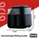 preview thumbnail 7 of 5, Aria 5Qt Panoramic Air Fryer, 180-Degree View, Generous Cooking Capacity, 10 Tailored Presets
