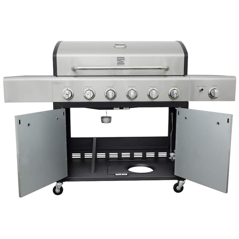 Kenmore 6-Burner Propane Gas Grill with Side Burner