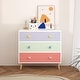 preview thumbnail 4 of 18, 3-Drawer Kids Dresser and Nightstand: Multi-Purpose Storage Cabinet for Nursery, Toddler Room, Bedroom, and Living Room