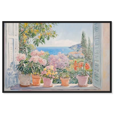 Mediterranean Blooms Canvas by Art Remedy