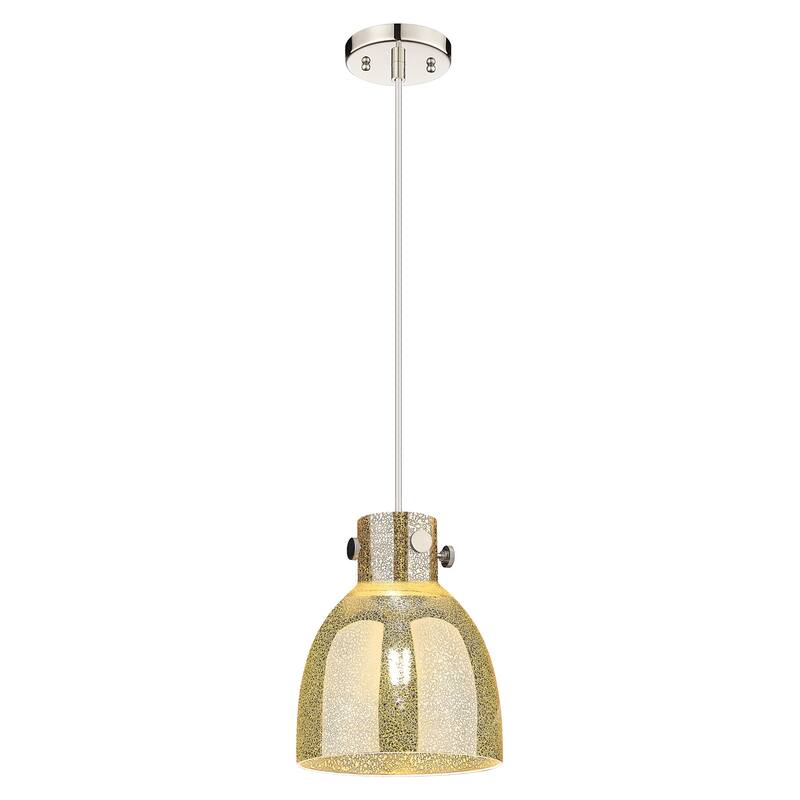 Innovations Lighting 410-1PS-G412-8ME Newton Bell 8" Wide Cord Hung