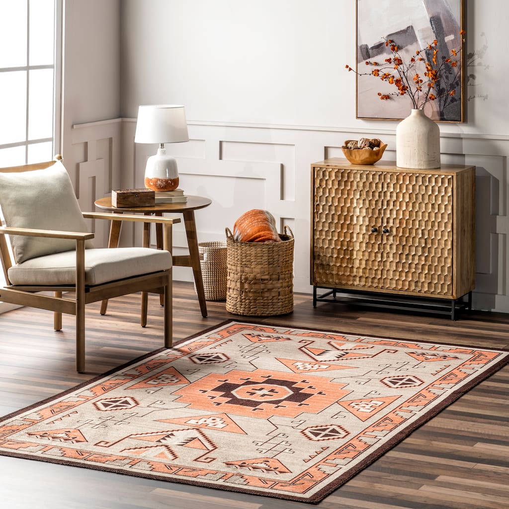 Nuloom Calliope SpinClean Bohemian Machine Washable Area Rug