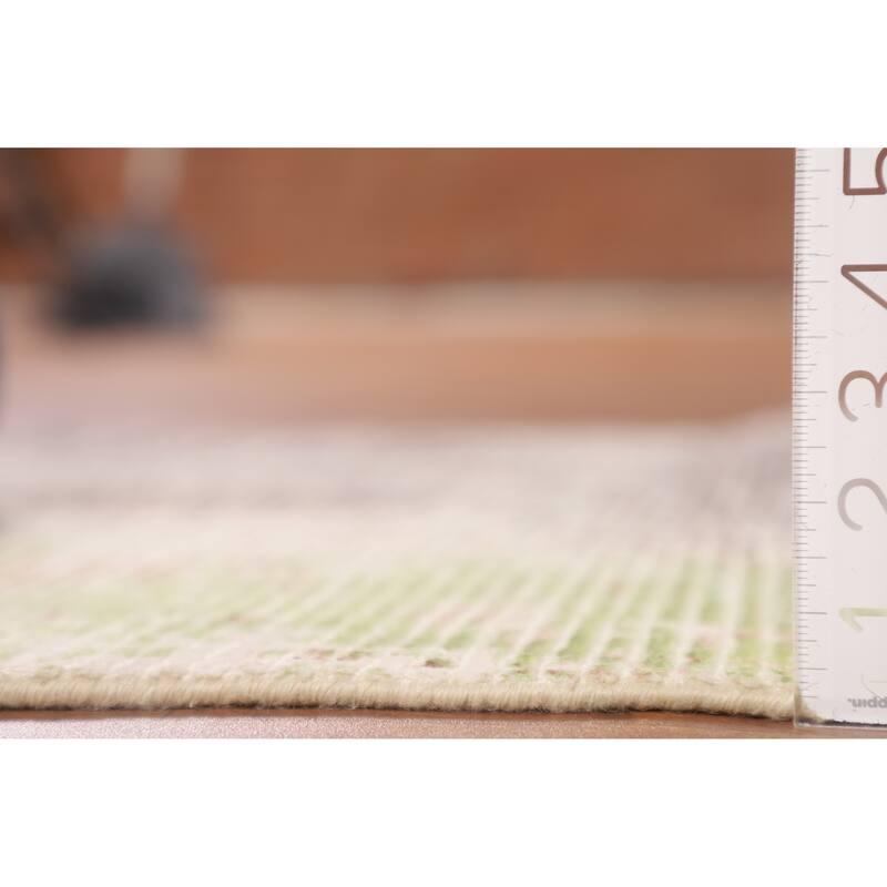 Contemporary Abstract Indian Foyer Rug Hand-Knotted Wool Carpet - 2'10"x 5'2"