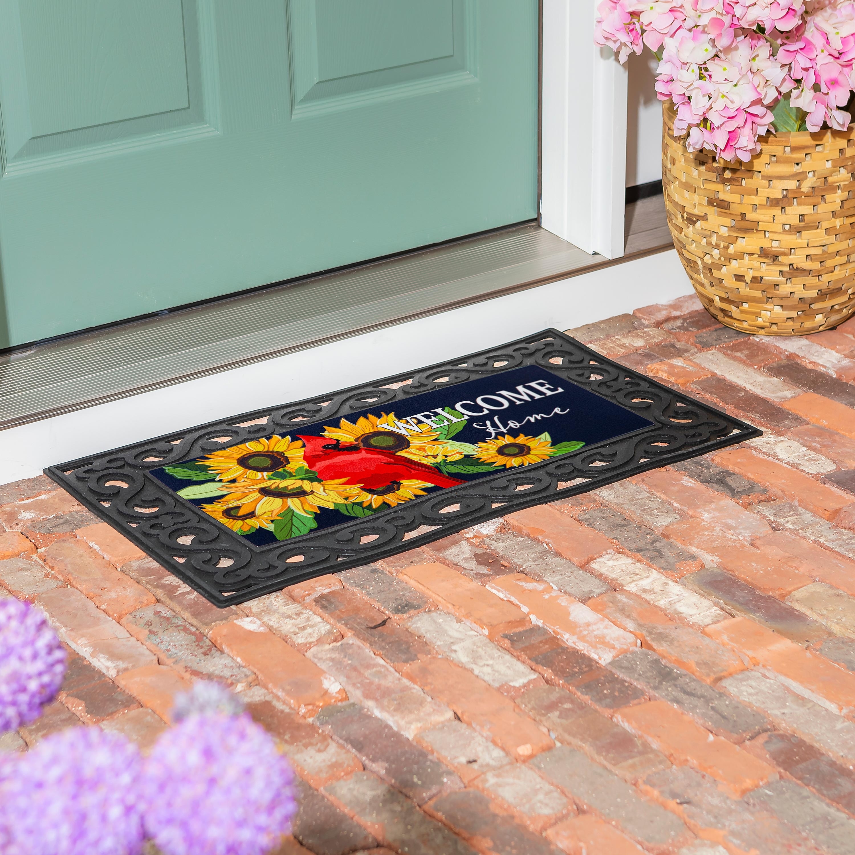 22 in. x 10 in. Sunflower Cardinal Sassafras Switch Mat
