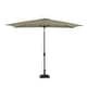 preview thumbnail 7 of 44, Clihome 10' x 6'5 Aluminum Rectangular Market Umbrella Grey