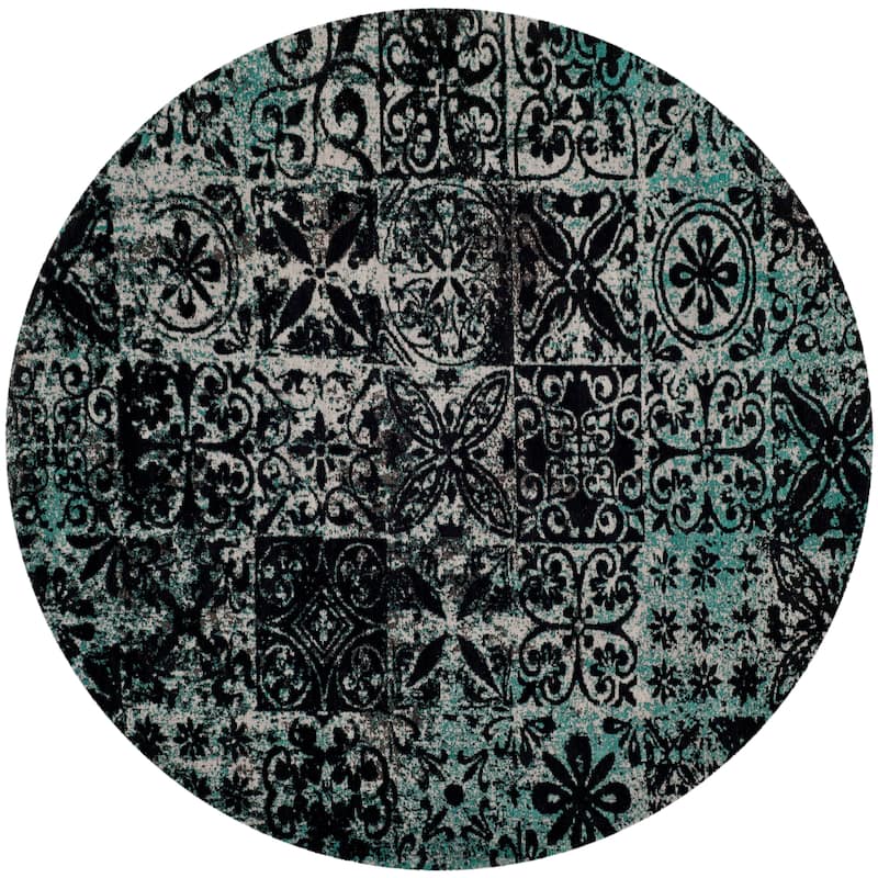 SAFAVIEH Classic Vintage Boho Roosa Distressed Oriental Cotton Rug