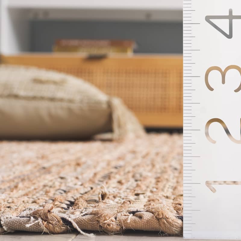 SAFAVIEH Handmade Cape Matsje Cod Denim & Jute Rug